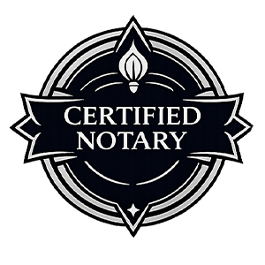Certified Notary  Badge